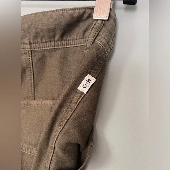 Citizens of Humanity Agni Army Green Cuffed‎ Utility Pants Trousers Size 28/6 - Picture 11 of 11